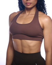 Load image into Gallery viewer, BROWN ENHERGY HALTER BRA