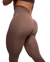 Load image into Gallery viewer, BROWN ENHERGY V-CUT TIGHTS

