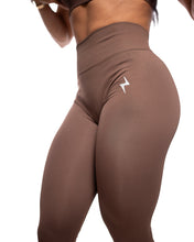 Load image into Gallery viewer, BROWN ENHERGY V-CUT TIGHTS
